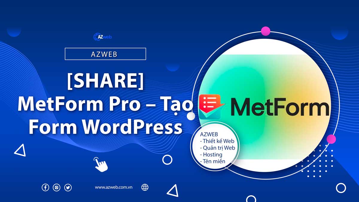 MetForm Pro – Tạo Form WordPress và Elementor [Share]